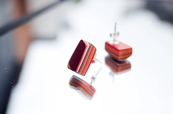 lacquerware earrings